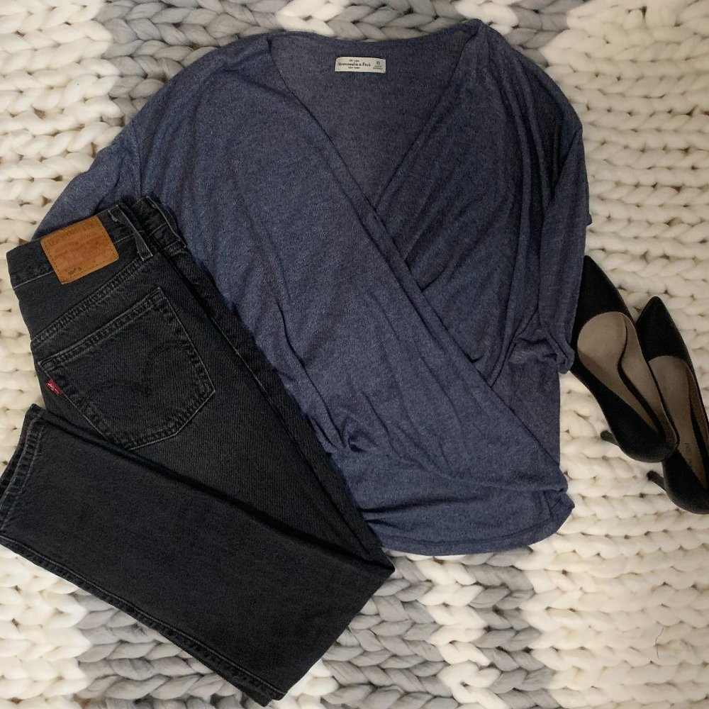 Abercrombie & Fitch Wrap Top
